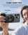 Power bank Veger SnapCam, 5000mAh, 5W, MagSafe, me telekomandë me Bluetooth, i zi