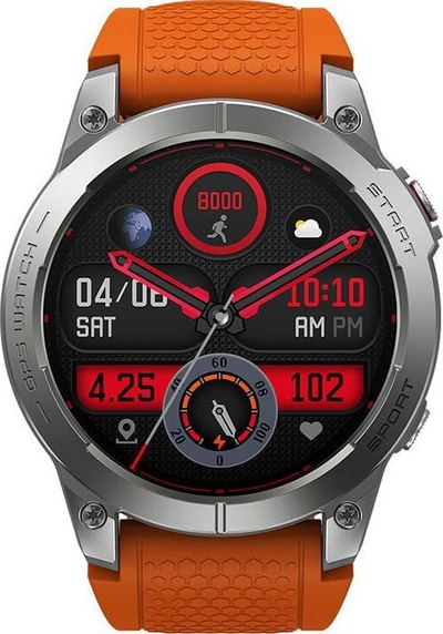 Smartwatch Zeblaze Stratos 3, ekran 1.43" AMOLED, GPS, portokalli