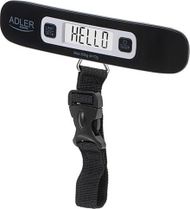 Peshore portative për bagazh Adler AD 8190, deri 50kg, ekran LCD, gri