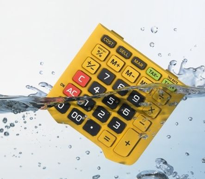 Kalkulator zyre Casio WD-320MT-S, 12 shifra, IP54, gri