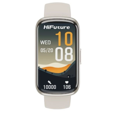 Ora inteligjente HiFuture EVO2, 1.47", thirrje Bluetooth, beige