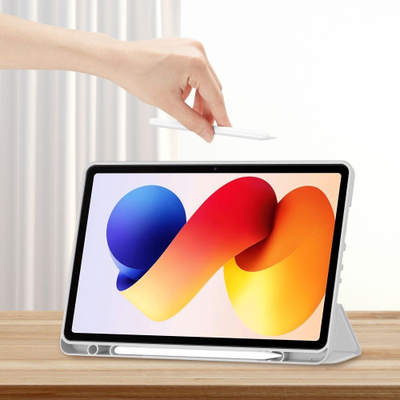 Këllëf për tablet Tech-Protect SC Pen për Xiaomi Redmi Pad 2 Pro 12.1, silikoni, me mbajtëse stylus, gri