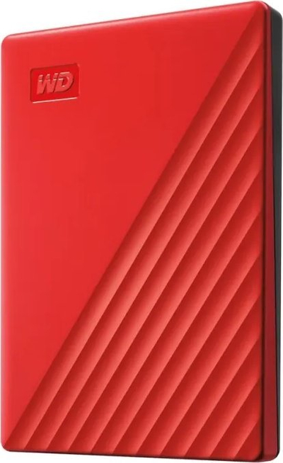 Disk i jashtëm WD My Passport, 2TB, USB 3.0, i kuq