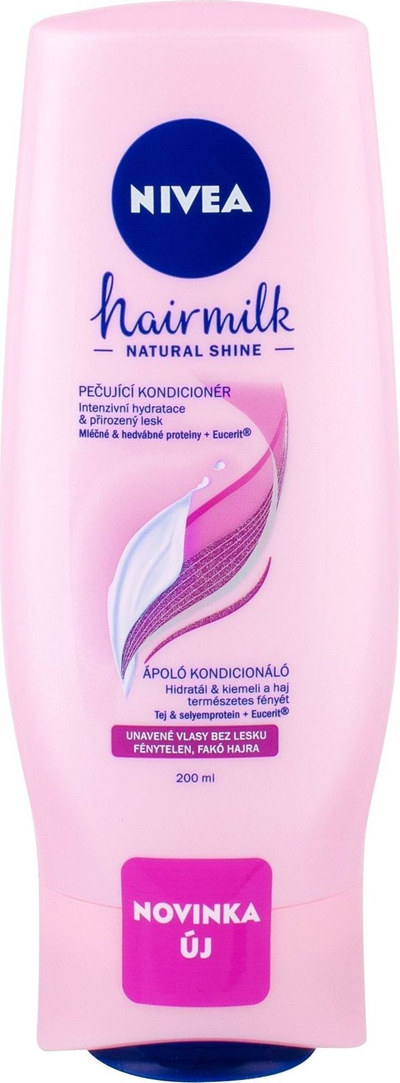 Qumësht flokësh Nivea Natural Shine, 200 ml