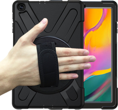 Mbështjellëse tablet eStuff për Samsung Galaxy Tab A 10.1, modeli 2019, tip cover, e zezë