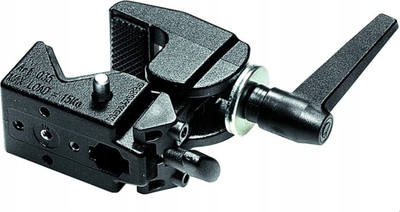 Kapëse universale Manfrotto 035Ftc Super Clamp, metal, profesionale, e zezë