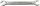 Çelës i hapur Teng Tools 105840227, 13 x 14mm, çelik krom vanadium, argjendtë
