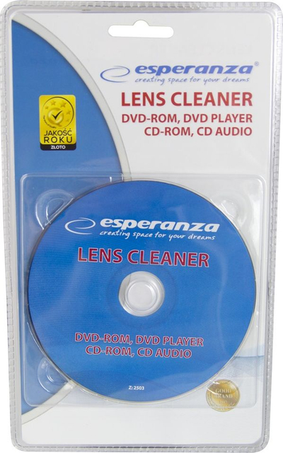 Disk pastrimi lente Esperanza për CD, DVD edhe Blu-ray, universal, blu