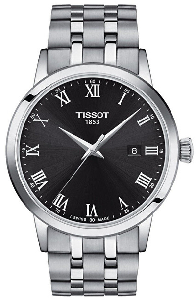 Orë për meshkuj Tissot, e argjendtë