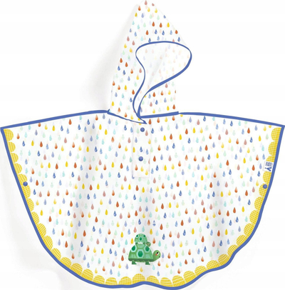 Pelerinë shiu për kalamaj Djeco, 3–5 vjeç, madhësi 80 x 46 cm, gjysmë transparente
