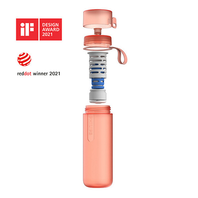 Shishe me filtrues Philips AWP2712, 590 ml, red pink