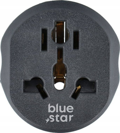 Adapter udhëtimi Blue Star GO TO Europe Type E, 16A 250V, i bardhë e zezë