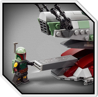Lodër LEGO Star Wars Boby Fett's Spaceship (75312), 593 elemente