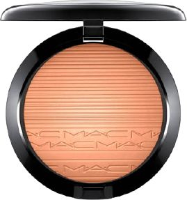 Highlighter MAC Extra Dimension Skinfinish Beige, efekt metalik, rri gjatë në lëkurë