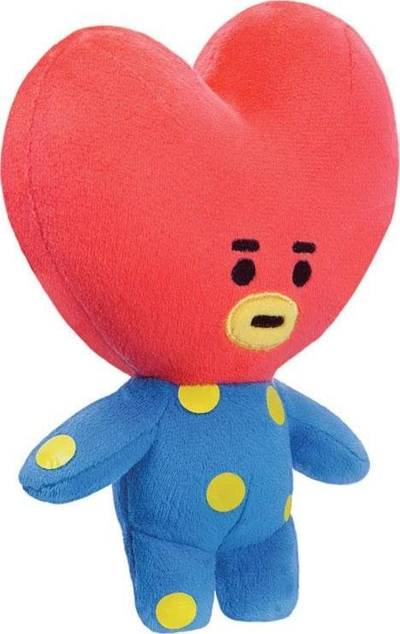 Loder pelushi AURORA BT21 TATA 61459, e vogël, blu e kuqe