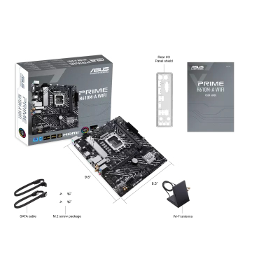 Pllakë amë ASUS PRIME H610M-A WIFI, LGA 1700, mATX