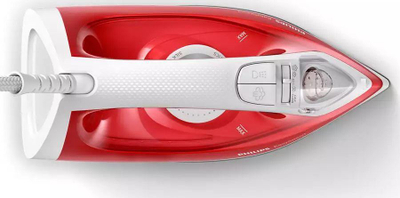Hekur për hekurosje Philips EasySpeed, 2000 W, i kuq