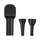 Set aksesorësh Bebird Otoscope Earwax Removal, majë për vesh hundë dhe fyt, silikon, i zi