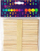 Shkopinj kreativë prej druri Creative Sticks KSPA-001, 11.5cm, 50 copë, natyral