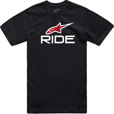 Bluzë Alpinestars Ride 4.0 CSF, T-shirt, e zezë e bardhë e kuqe