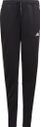Pantallona treningu adidas D2M 3 Stripes Jr, për goca, të zeza