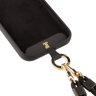Mbajtëse telefoni për iPhone 15 Pro Max, me lanyard, 2 në 1 MagSafe, e zezë