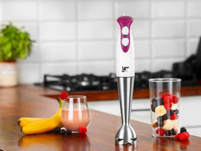 Blender Lafe BRK002A, 400 W, 700 ml, i bardhë / vjollcë