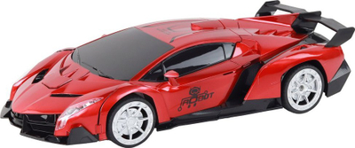 Loje makinë robot R/C Leantoys Transformer, shkallë 1:10, telekomandë me gjeste, e kuqe