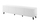 Komodë TV Bed Meble Asti, 200x42x52 cm, e bardhë matte
