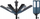 Lampë pune Mareld Starburst 23000 APP 690000732, IP54, kabllo 10m, e zezë