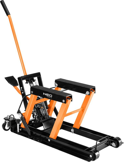 Ngritës hidraulik për motor Neo Tools, mobil, 680 kg, portokalli