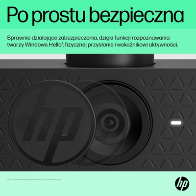 HP Webcam 620, FHD, црна