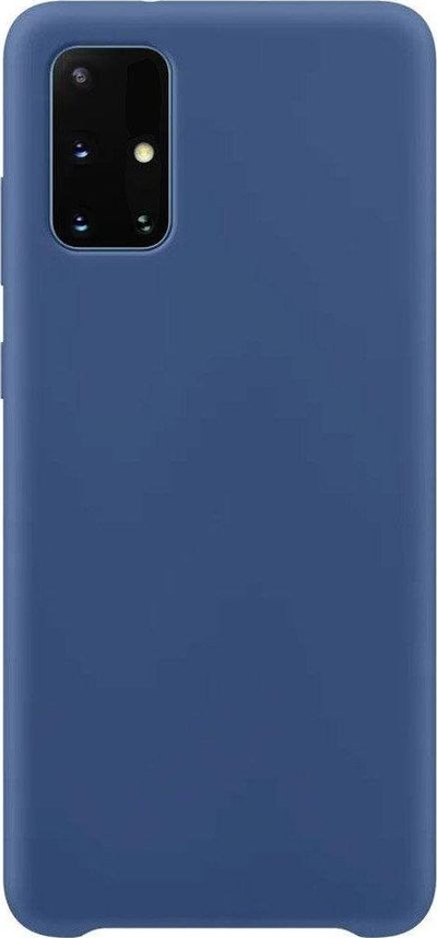Kapak silikoni Hurtel për Samsung Galaxy S21 Plus 5G, i butë, blu e errët