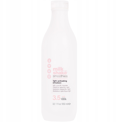 Emulsion aktivizues për ngjyrosje flokësh Milk Shake Smoothies Light, 1000 ml