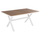 Tavolinë drejtkëndore Tawnee 150×89,5×73 Hcm (HM6037.02), bardhë