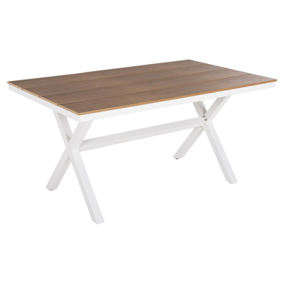 Tavolinë drejtkëndore Tawnee 150×89,5×73 Hcm (HM6037.02), bardhë