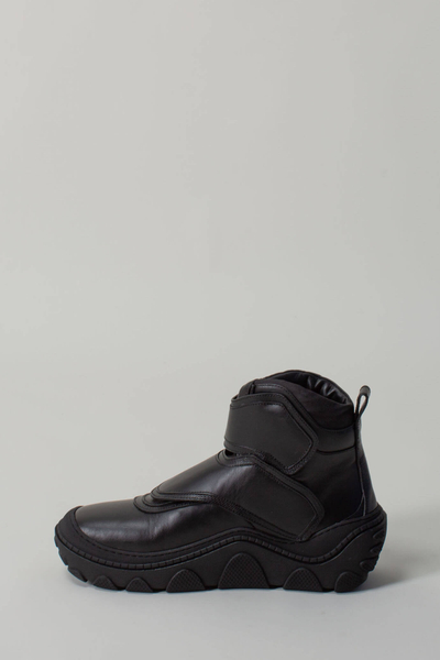 Çizme Tonkin Boot Black, me platformë të trashë, stil urbani, të zeza