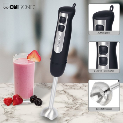 Mikser dore Clatronic SM 3739, 800W, inoks, i zi