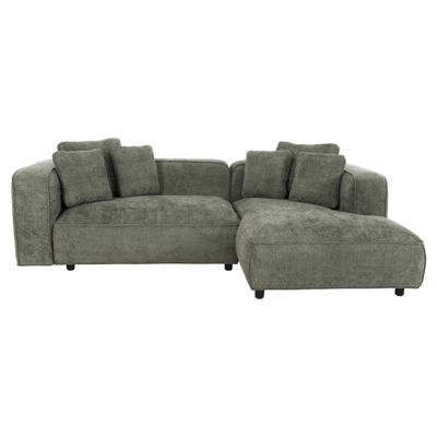 Divan këndor Grace 252×105–160×70–90 cm (HM3280.05R), gjelbër