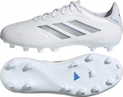 Këpucë futbolli Adidas Copa Pure 3 League Juniors, kalamaj, për bar natyral, të bardha