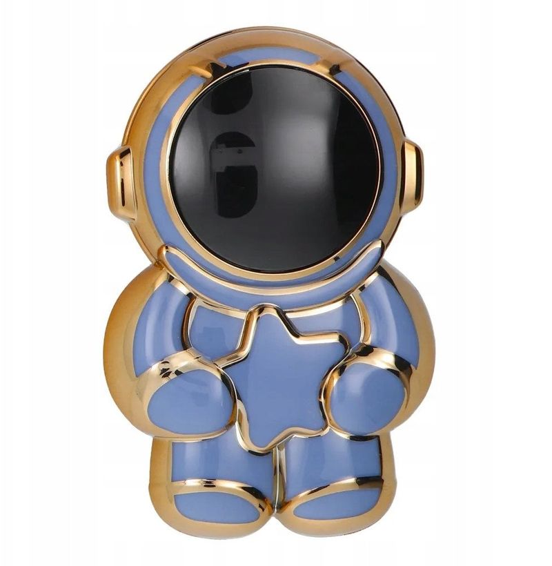 Stendë telefoni Astronaut, ngjitëse, plastike ABS, blu