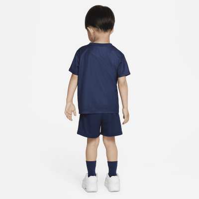 Set futbolli fëmijësh Nike PSG Home 2022/23, Dri FIT, navy