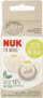 Biberon qetësues NUK For Nature, latex anatomik, 18-36 muaj, bezhë gri, 2 copë