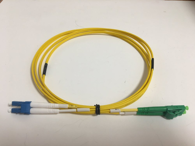 Kabllo optike XtendLan FO patch LC LC APC, 2m, 9/125 duplex, e verdhë