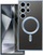 Këllëf silikoni Electro Mag për Samsung Galaxy A26 5G, MagSafe, transparent me blu