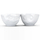Set tasa porcelani FiftyEight Grinning Kissing, 200ml, 2 copë, të bardha
