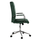 Karrige zyre Josef velur cypress green inox bazë 58×61×105–113 cm (HM1181.03), gjelbër