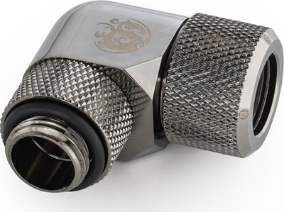 Përshtatës Bitspower Advanced Multi-Link 90°, G1/4", për tub 12mm, i zi