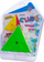 Lodër puzzle He Shu Magic Cube Pyraminx, formë piramide, 9.5 cm, shumëngjyrëshe