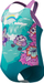 Kostum banje për goca të vogla Learn to Swim Printed Crossback, elastik Enduraflex, me print shumëngjyrësh, i gjelbër